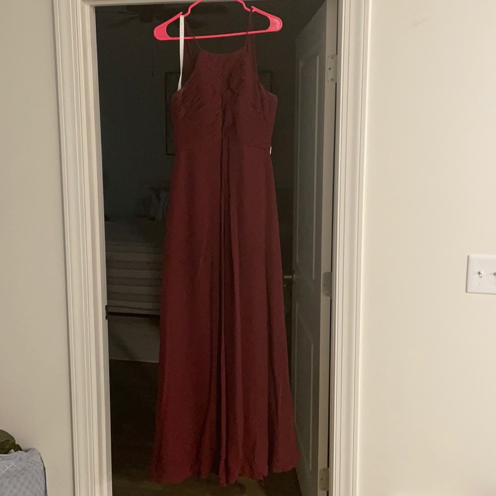 Azazie Ginger In Cabernet- size A6- Excellent condition